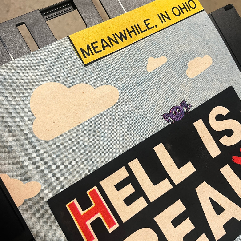 Hell Is Real Ohio Art Print