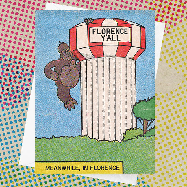 Florence Y'all Water Tower Attack by King Kong
