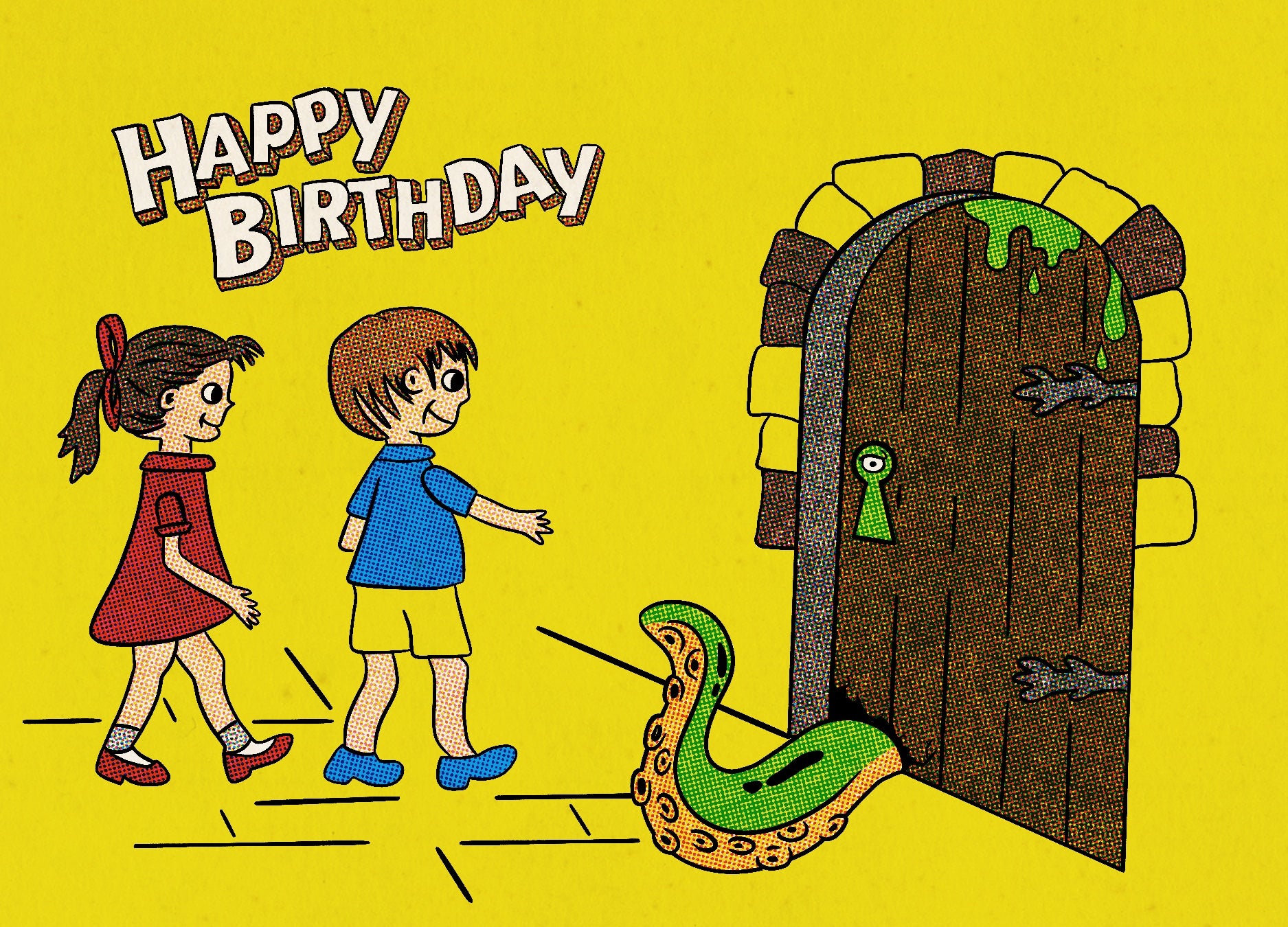 Johnny’s Toys Castle Key and Birthday Card