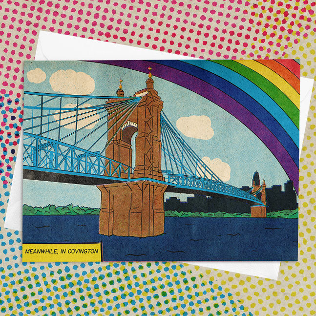 Roebling Bridge on a Bright Day