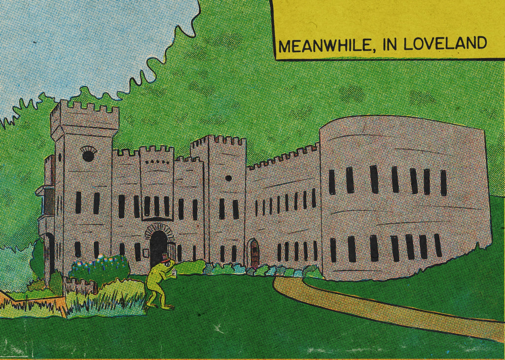 Loveland Castle Frogman Art Print