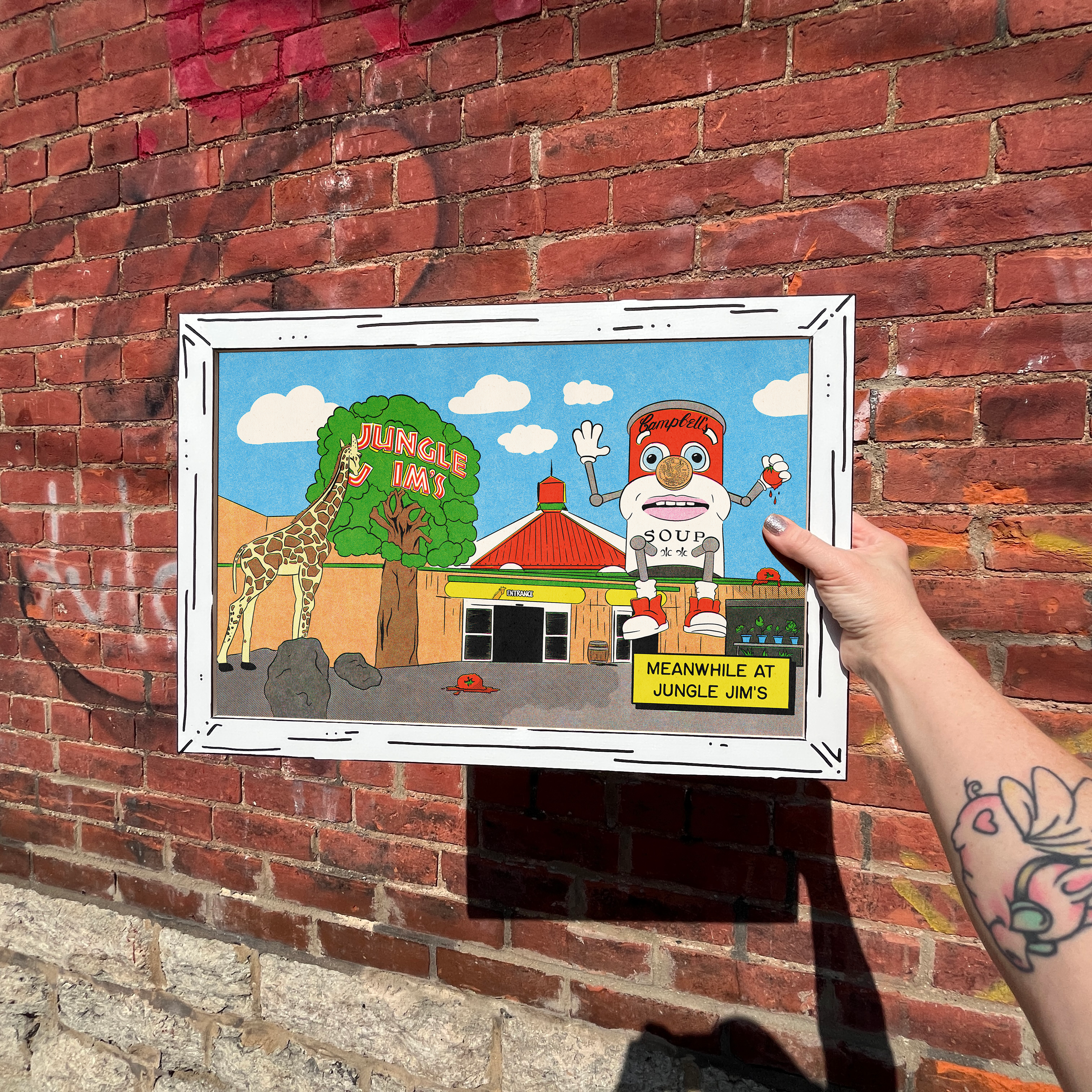 Cincinnati Jungle Jim's Soup Attack Art Print