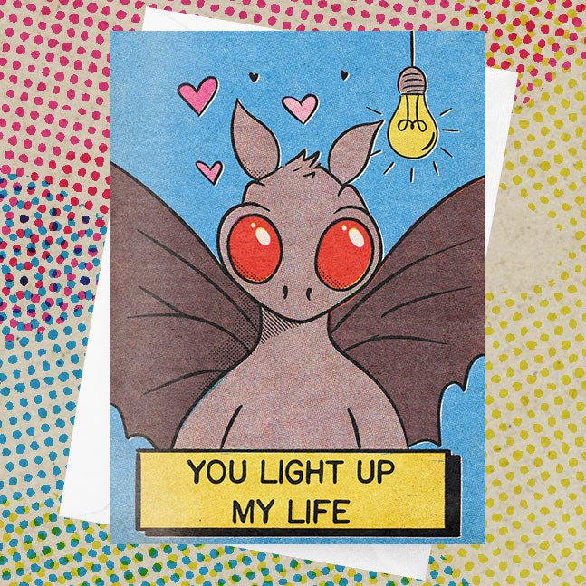 Mothman Valentine Card