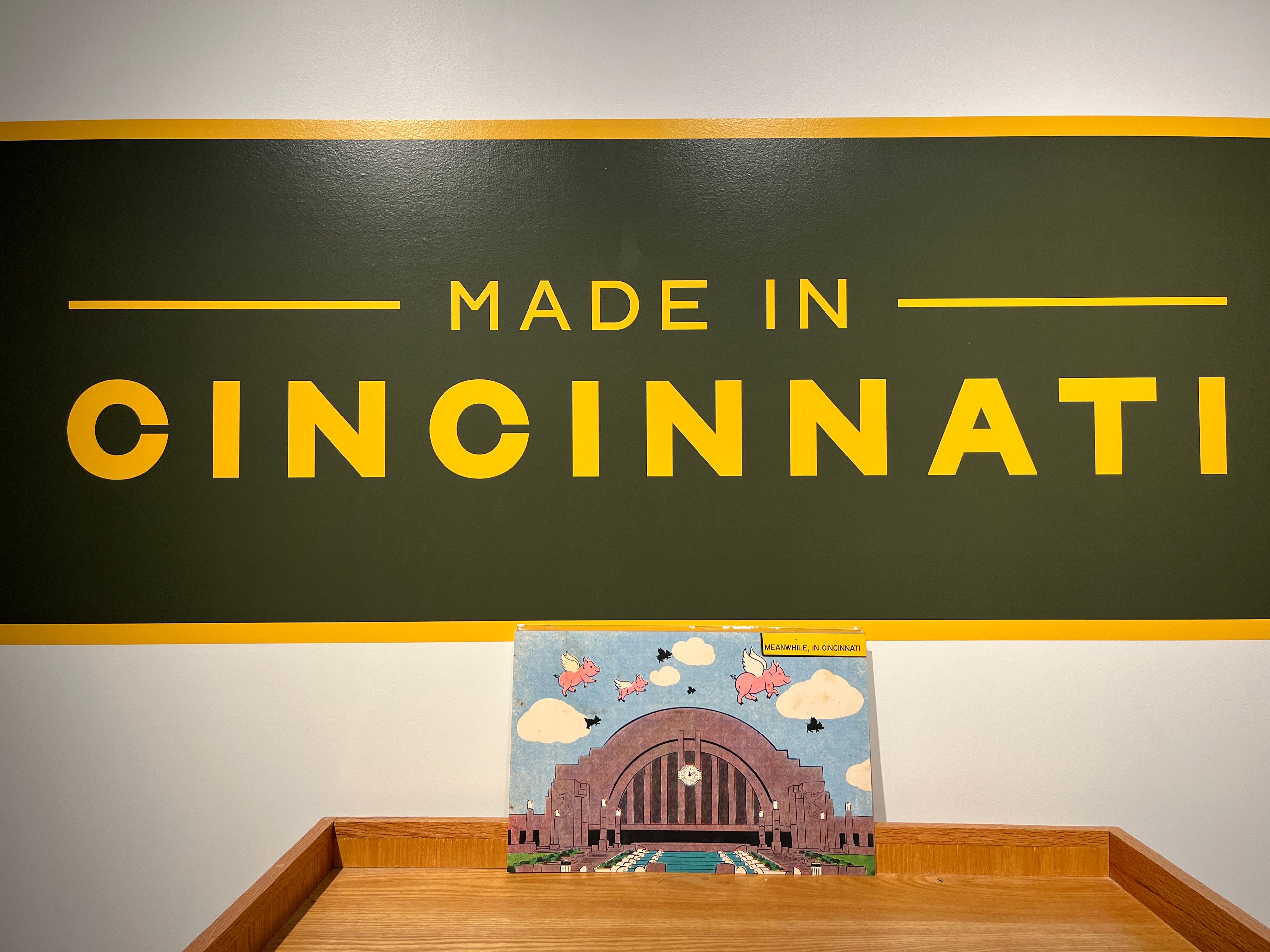 Cincinnati Union Terminal Flying Pig Art Print