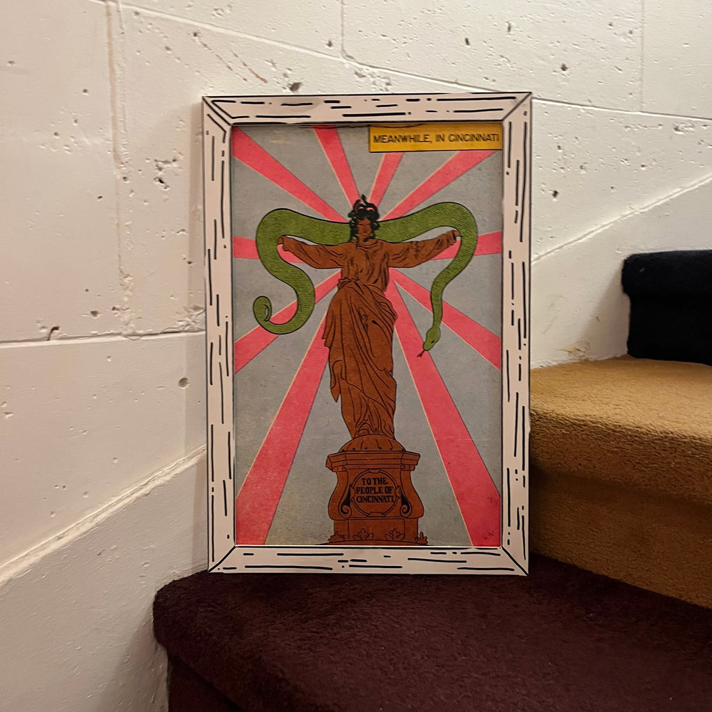 Fountain Square Cincinnati Ohio Medusa Art Print