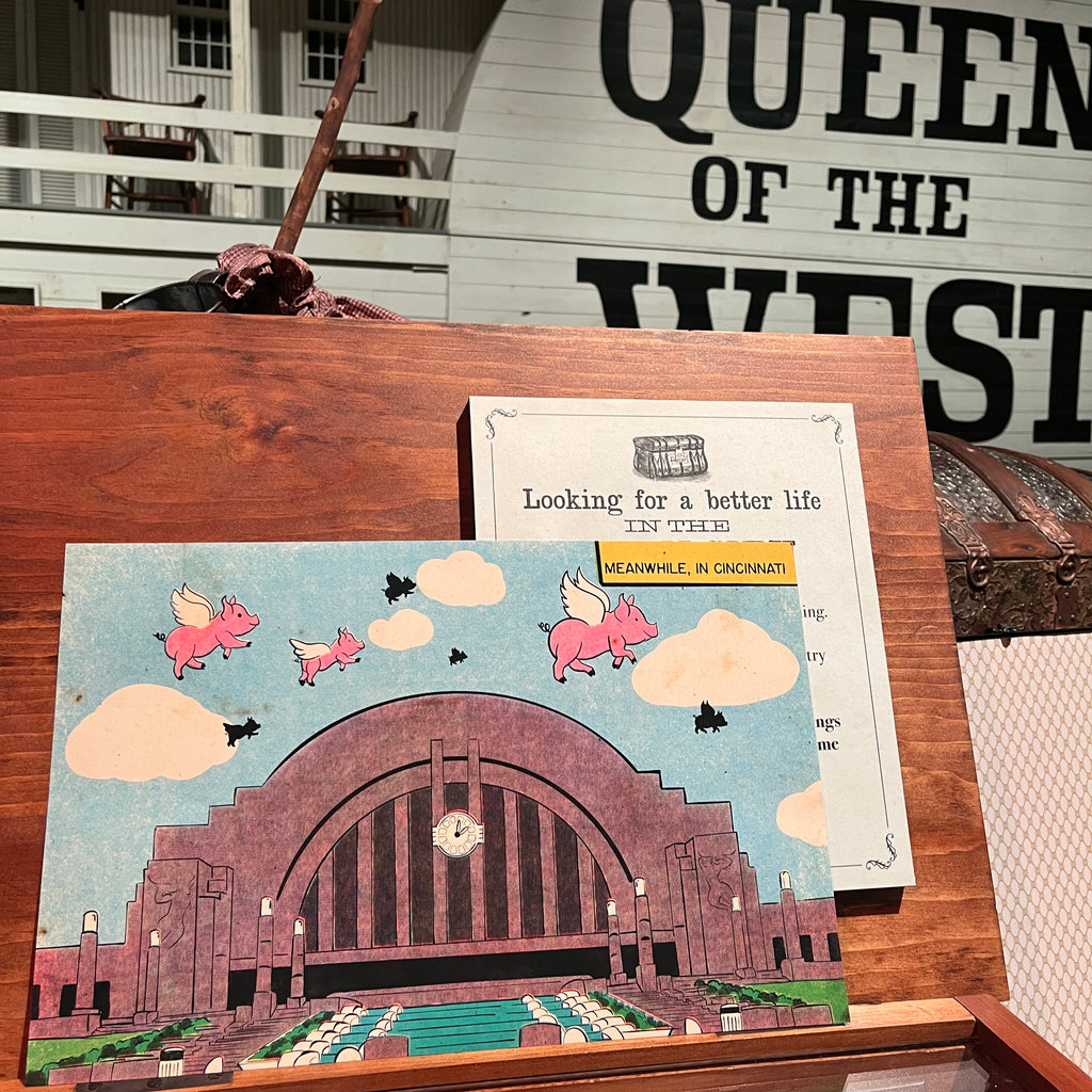 Cincinnati Union Terminal Flying Pig Art Print